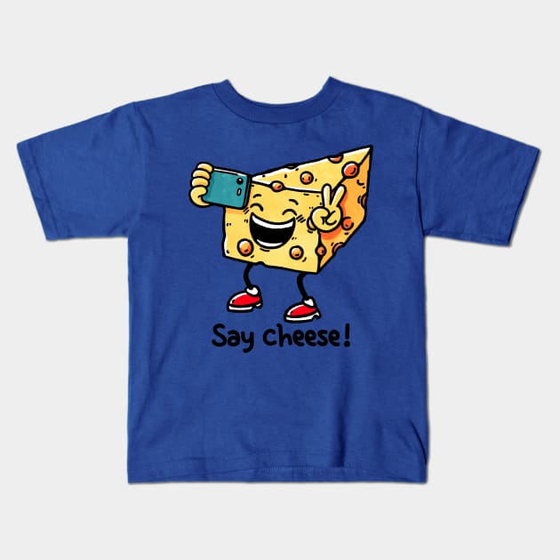 Say Cheese Kids T-Shirt by FanFreak